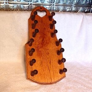 Handcrafted wall shelf display shelf solid wood organizer